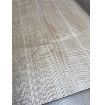 Ясень Дальневосточный Волнистый заготовка на топ Радиал АА Волна ААА 17х223х605 мм, 682 кг/м3, 2 шт, книжкой-13