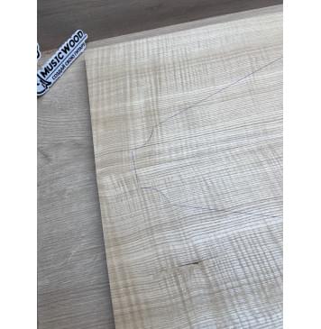 Ясень Дальневосточный Волнистый заготовка на топ Радиал АА Волна ААА 17х223х605 мм, 682 кг/м3, 2 шт, книжкой-15