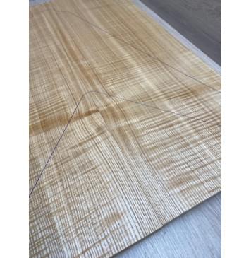 Ясень Дальневосточный Волнистый заготовка на топ Радиал АА Волна ААА 17х223х605 мм, 682 кг/м3, 2 шт, книжкой-7