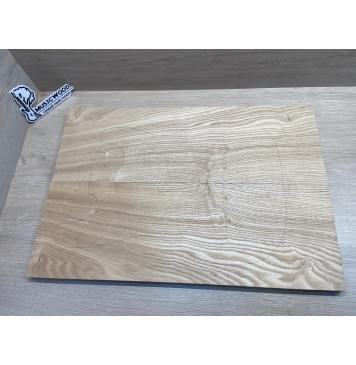 Ясень Дальневосточный Лёгкий заготовка на топ Смешанный АА 20х195х565 мм, 588 кг/м3, 2 шт, книжкой-0