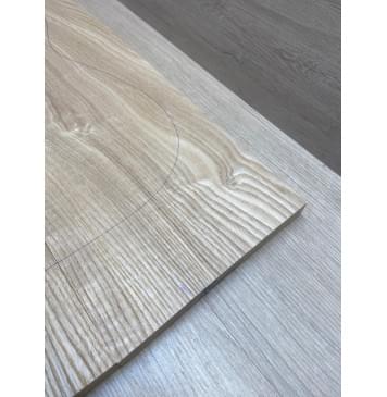 Ясень Дальневосточный Лёгкий заготовка на топ Смешанный АА 20х195х565 мм, 588 кг/м3, 2 шт, книжкой-4