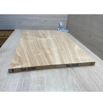 Ясень Дальневосточный Лёгкий заготовка на топ Смешанный АА 20х195х565 мм, 588 кг/м3, 2 шт, книжкой-6