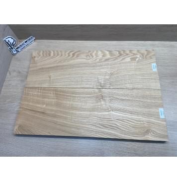 Ясень Дальневосточный Лёгкий заготовка на топ Смешанный АА 20х195х565 мм, 588 кг/м3, 2 шт, книжкой-9