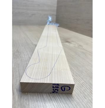 Клён Белый заготовка грифа для электрогитары Смешанный АА 25х95-90х720 мм-3