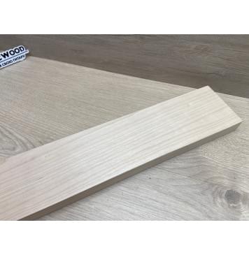 Клён Белый заготовка грифа безголовой гитары Смешанный А 27х90х615 мм-3