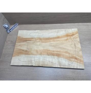 Клён Американский Ashleaf заготовка на топ Радиал АА Волна А 16х175-152х550 мм (2 шт. книжкой)-0