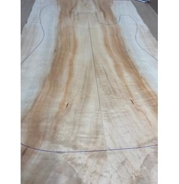 Клён Американский Ashleaf заготовка на топ Радиал АА Волна А 16х175-152х550 мм (2 шт. книжкой)-3