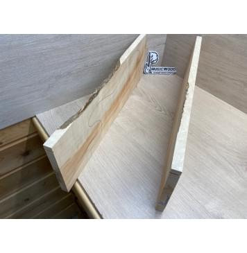 Клён Американский Ashleaf заготовка на топ Радиал АА Волна А 16х175-152х550 мм (2 шт. книжкой)-7