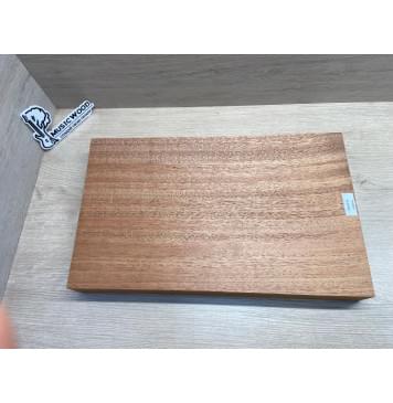 Махагон Кая заготовка корпуса для Тревел гитары Радиал ААА 51х270х445-435 мм, 627 кг/м3 (Массив)-4