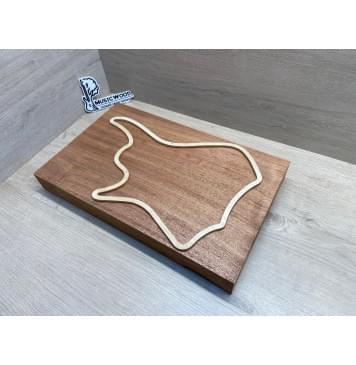 Махагон Кая заготовка корпуса для Тревел гитары Радиал АА 51х270х435 мм, 627 кг/м3 (Массив)-1