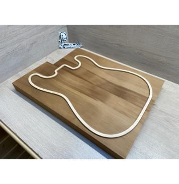 Ольха Печёная 180 гр заготовка корпуса Радиал АА 41х190х515-470 мм, 2шт, 478 кг/м3-1