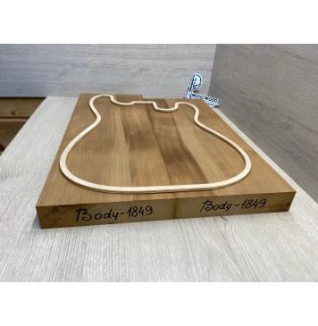 Ольха Печёная 180 гр заготовка корпуса Радиал АА 41х190х515-470 мм, 2шт, 478 кг/м3-2