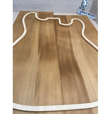 Ольха Печёная 180 гр заготовка корпуса Радиал АА 41х190х515-470 мм, 2шт, 478 кг/м3-3