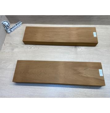 Ольха Печёная 180гр заготовка корпуса для гитары со сквозным грифом Тангент ААА 44х128х500 мм, 2шт, 441 кг/м3 Ольха Печёная 180гр заготовка корпуса для гитары со сквозным грифом Тангент ААА 44х128х500 мм, 2шт, 441 кг/м3-2