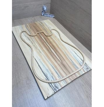 Клён Американский Ashleaf заготовка на топ Радиал АА 12х175х585 мм 2 шт, книжкой-0