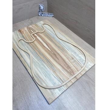 Клён Американский Ashleaf заготовка на топ Смешанный ААА 10х177х525 мм 2 шт, книжкой-2