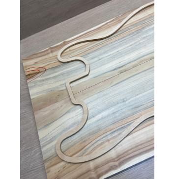 Клён Американский Ashleaf заготовка на топ Смешанный ААА 10х177х525 мм 2 шт, книжкой-5