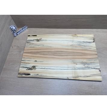 Клён Американский Ashleaf заготовка на топ Радиал АА 11х175х525 мм 2 шт, книжкой (уценка - отверстия от короеда)-7