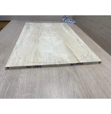 Клён Американский Каповый заготовка на топ Смешанный АА Кап А 11х175-172х525 мм- 2шт.(книжкой)-7