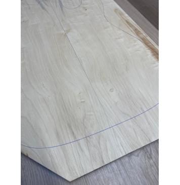 Клён Американский заготовка на топ Смешанный АА 11х177-178х460 мм-1