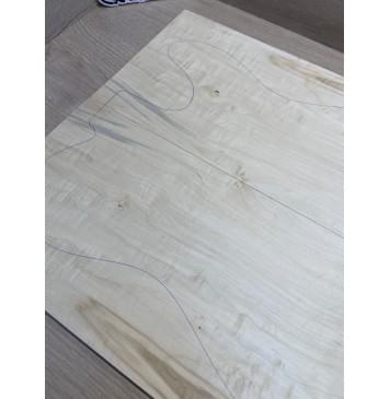 Клён Американский заготовка на топ Смешанный АА 11х177-178х460 мм-2