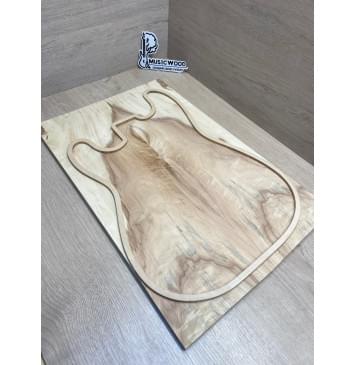 Клён Американский Ashleaf заготовка на топ Смешанный ААA 10х175-165х517 мм 2 шт, книжкой-0