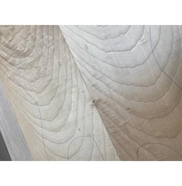 Клён Волнистый Печёный 150 гр заготовка на топ Тангент АА Волна А 10,5х175х505 мм - 2 шт., книжкой-5