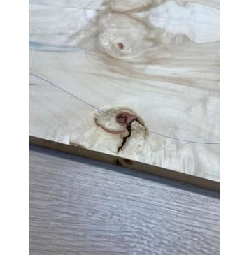 Клён Американский Каповый заготовка на топ Смешанный АА Кап А 13х184-150х515 мм - 2 шт. (книжкой)-2