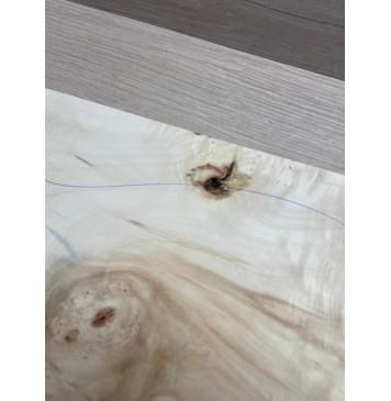 Клён Американский Каповый заготовка на топ Смешанный АА Кап А 13х184-150х515 мм - 2 шт. (книжкой)-1