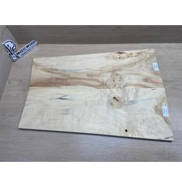 Клён Американский Каповый заготовка на топ Смешанный АА Кап А 13х184-150х515 мм - 2 шт. (книжкой)-5