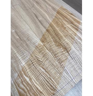 Ясень Дальневосточный Волнистый Лёгкий заготовка на топ Смешанный ААА Волна АА, 575 кг/м3, 2 шт., книжкой-8