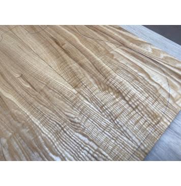 Ясень Дальневосточный Волнистый Лёгкий заготовка на топ Смешанный ААА Волна АА, 575 кг/м3, 2 шт., книжкой-10