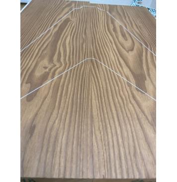 Ясень Дальневосточный Печёный 180 гр Заготовка корпуса Тангент ААА 41х225х615-595 мм, 612 кг/м3, 2 шт, -1