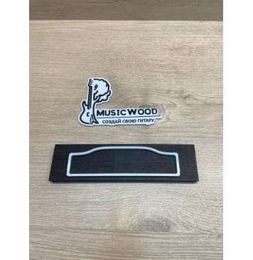Эбен Чёрный заготовка для бриджа акустической гитары Радиал ААА 11х52х200 мм-0
