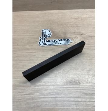 Эбен Чёрный заготовка для бриджа акустической гитары Радиал ААА 11х52х200 мм-3