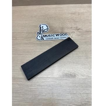 Эбен Чёрный заготовка для бриджа акустической гитары Радиал ААА 11х52х200 мм-4