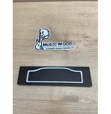 Эбен Чёрный заготовка для бриджа акустической гитары Радиал ААА 10.8х52х200 мм-0