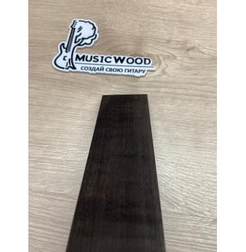 Эбен Чёрный заготовка для бриджа акустической гитары Радиал ААА 10.8х52х200 мм-1