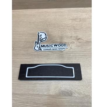 Эбен Чёрный заготовка для бриджа акустической гитары Радиал АА 11х51х200 мм-1