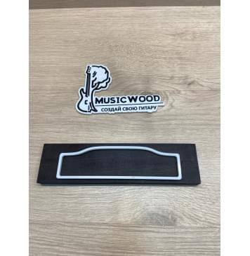 Эбен Чёрный заготовка для бриджа акустической гитары Радиал ААА 10.8х51х200 мм-4