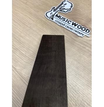 Эбен Чёрный заготовка для бриджа акустической гитары Радиал ААА 10.8х51х200 мм-2