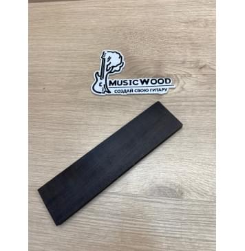 Эбен Чёрный заготовка для бриджа акустической гитары Радиал ААА 10.8х51х200 мм-0