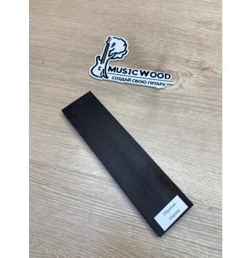 Эбен Чёрный заготовка для бриджа акустической гитары Радиал ААА 10.8х51х200 мм-3