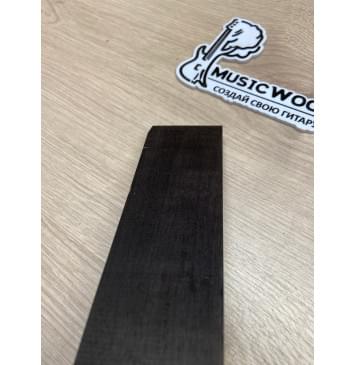 Эбен Чёрный заготовка для бриджа акустической гитары Радиал ААА 11х51х200 мм-2