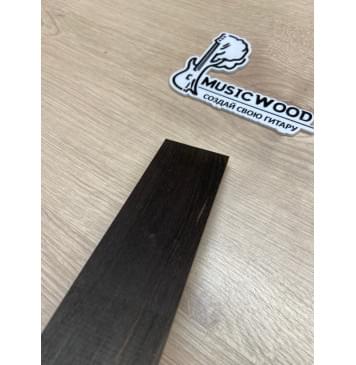 Эбен Чёрный заготовка для бриджа акустической гитары Смешанный АА 10.5х49.5х200 мм-2