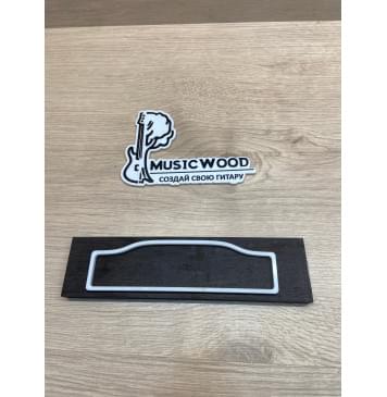 Эбен Чёрный заготовка для бриджа акустической гитары Радиал АА 11х50.5х200 мм-0