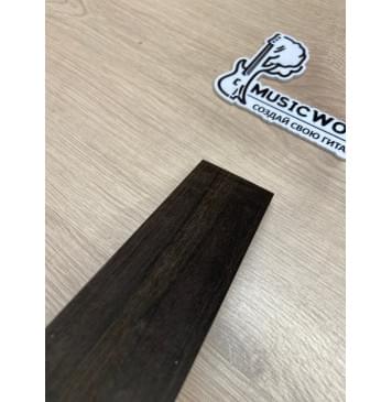 Эбен Чёрный заготовка для бриджа акустической гитары Радиал ААА 11х51х200 мм-2