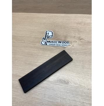 Эбен Чёрный заготовка для бриджа акустической гитары Радиал ААА 11х51х200 мм-0