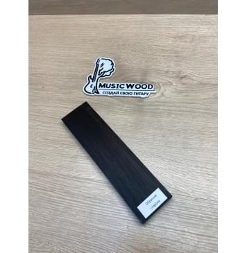 Эбен Чёрный заготовка для бриджа акустической гитары Радиал ААА 11х51х200 мм-4