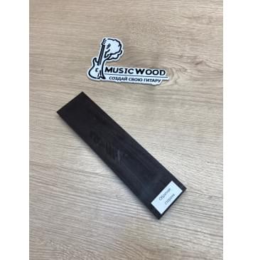 Эбен Чёрный заготовка для бриджа акустической гитары Радиал ААА 11х49х200 мм-4